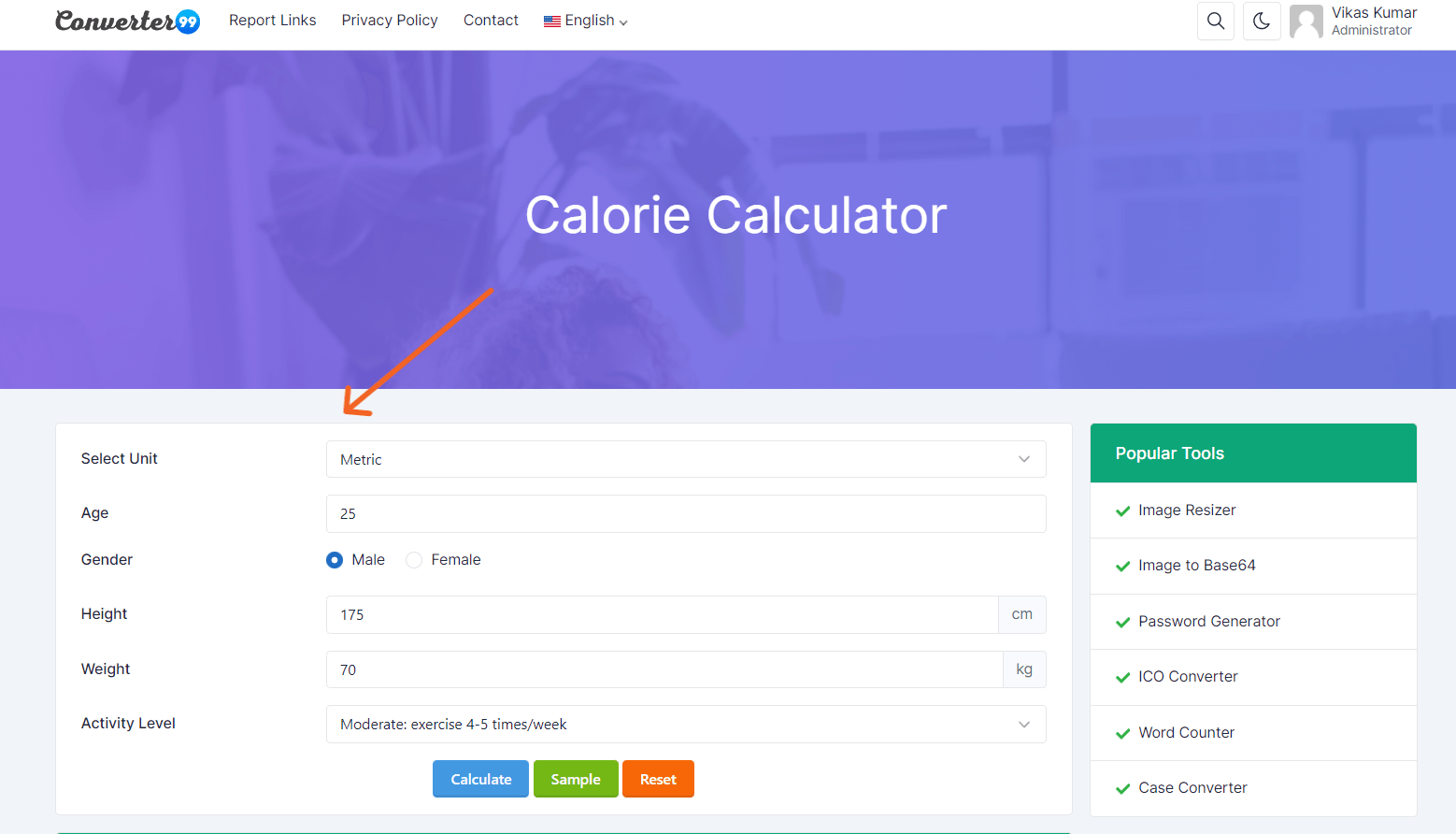 calorie-calculator