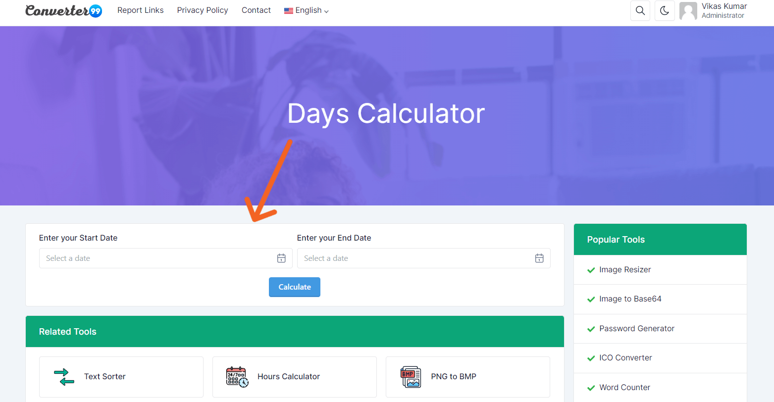 days-calculator