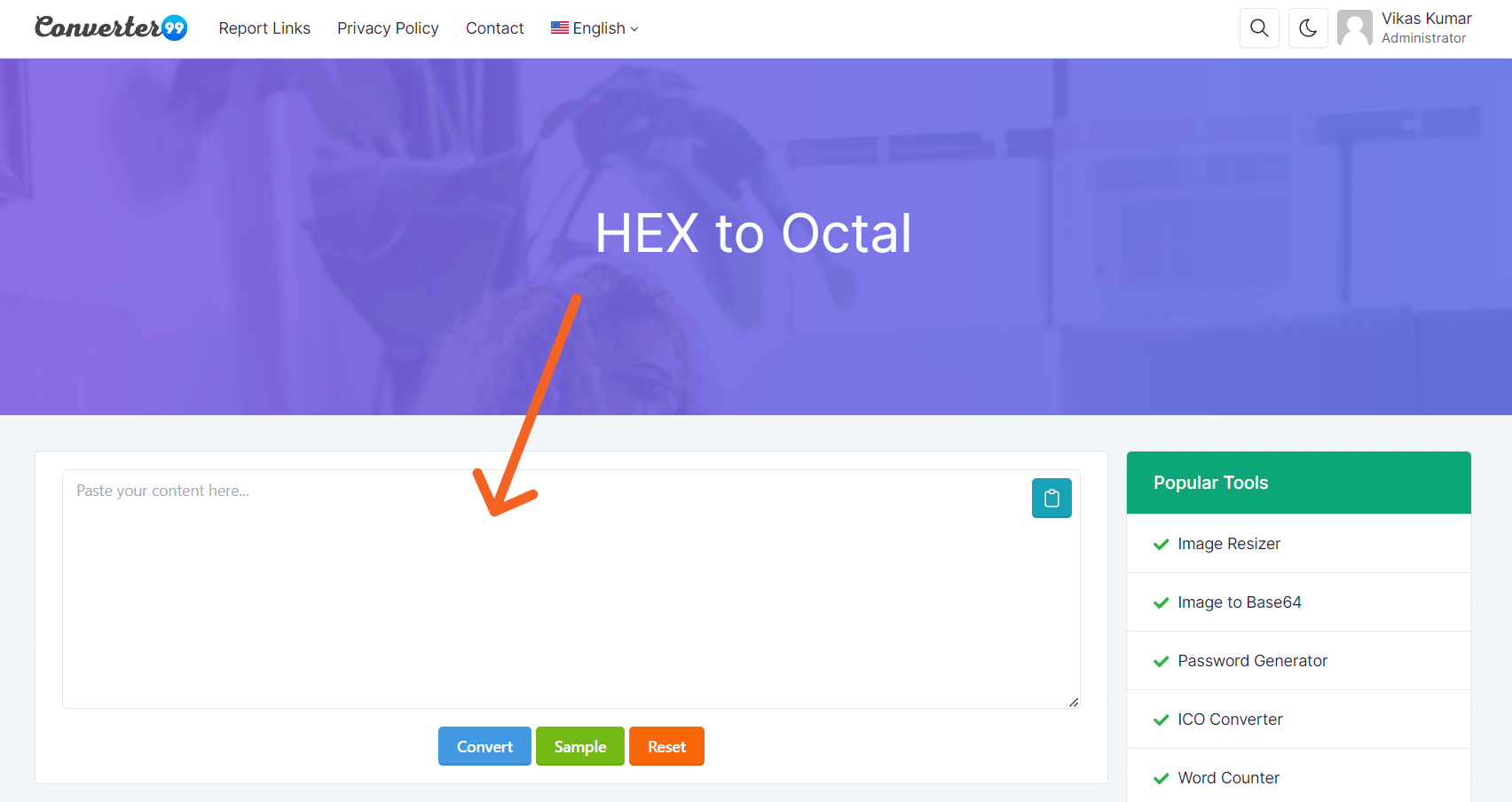 hex-to-octal