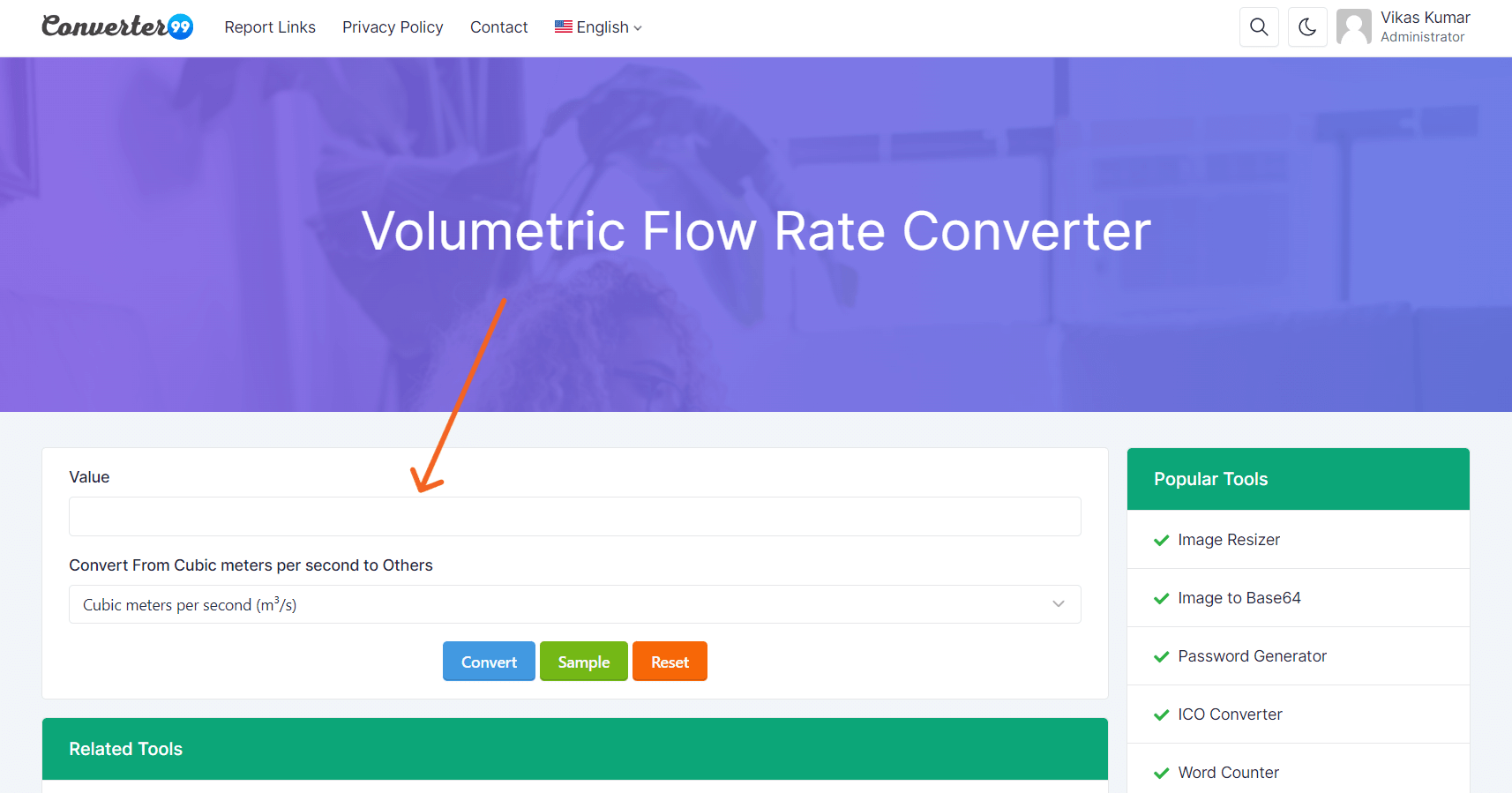 volumetric-flow-rate-converter